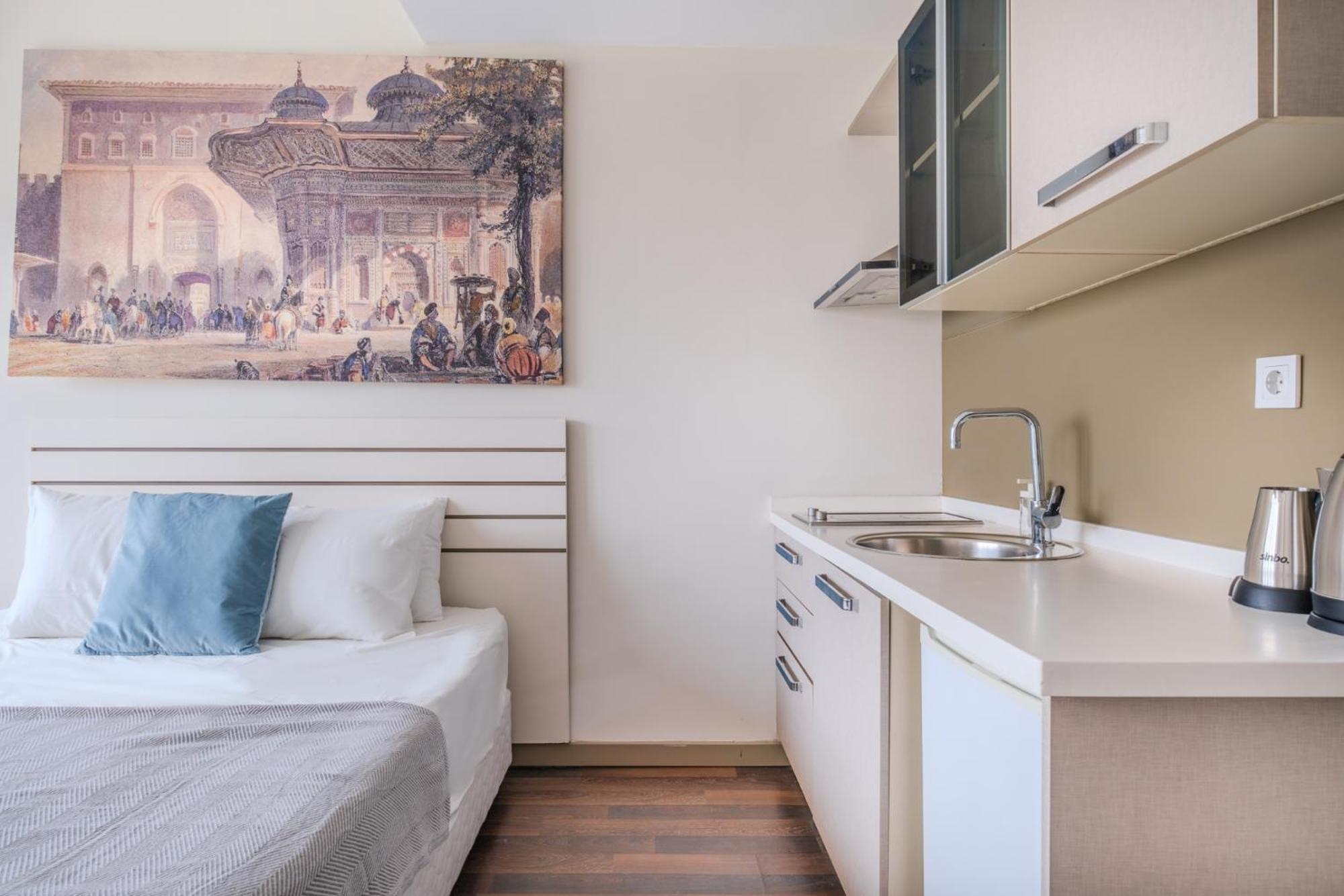 Modern Studio Flat W Balcony In Bagcilar Daire İstanbul
